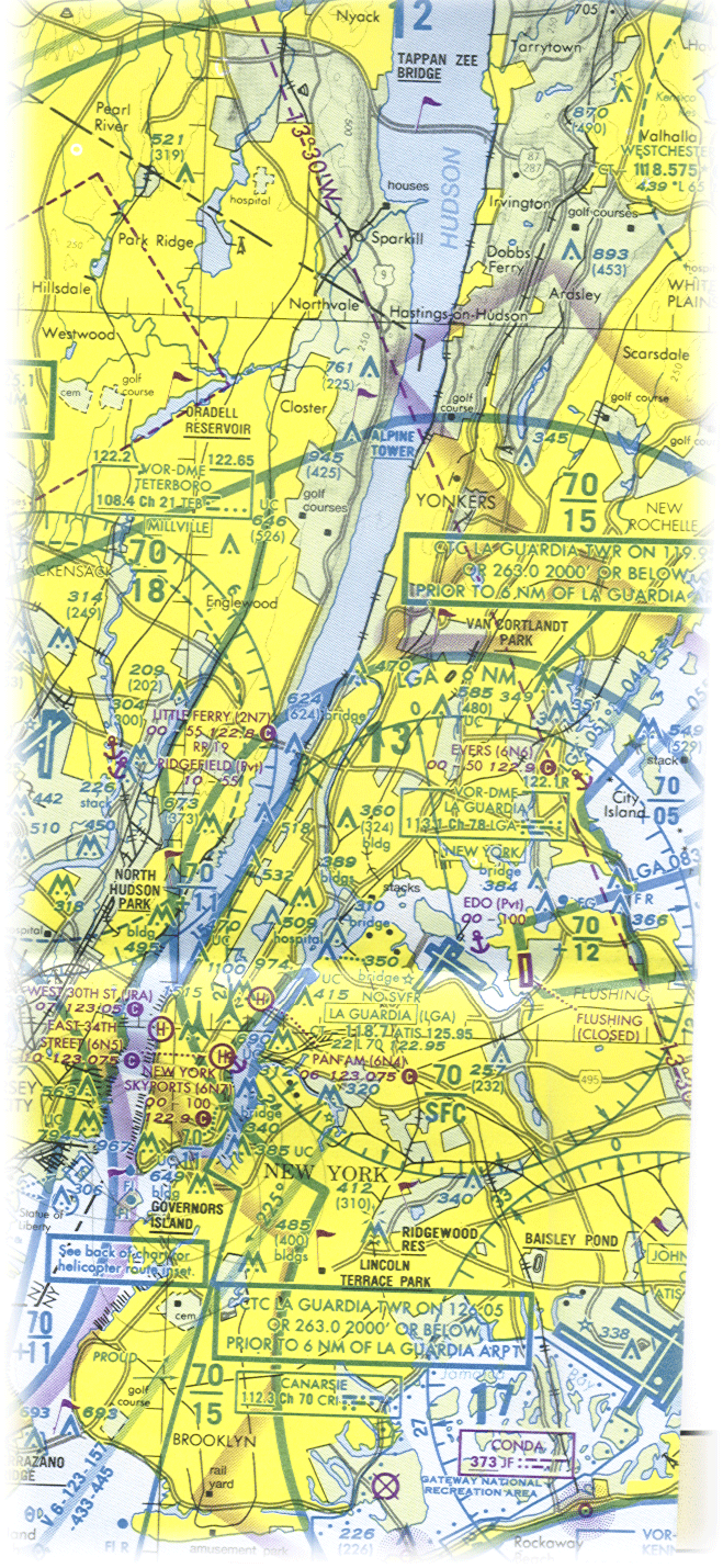 Hudson VFR Corridor Chart